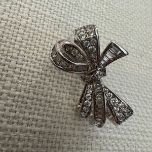 Luxury-Style Women's Silver and Crystal Earrings